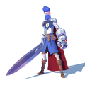 Render of "Knighty McKnightface," the mascot Knight used for many promotional images